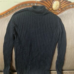jf j.ferrar Black Turtleneck Sweater